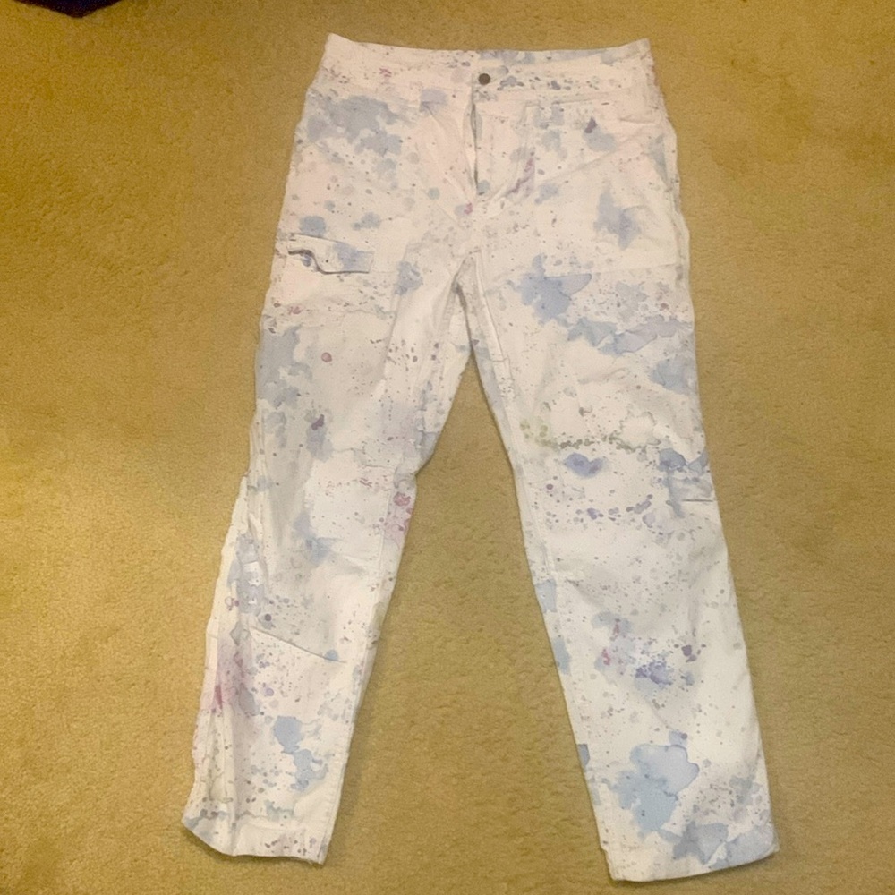 The Wanderer pants Anthropologie size 29 paint splatter EUC like new